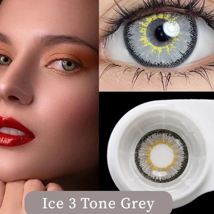 BXOXO 1 Pair Hot sales Color Contact Lenses with Diopter Myopia Eyes Cosplay Contacts Lens  Halloween Contact Lenses Makeup