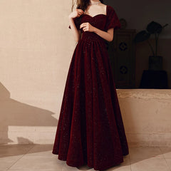 BXOXO Customized Chic Slash Neck Velvet Long Wedding Party Dresses Luxury Shinny Slim Waist Long Evening Prom Vestidos High End Solid