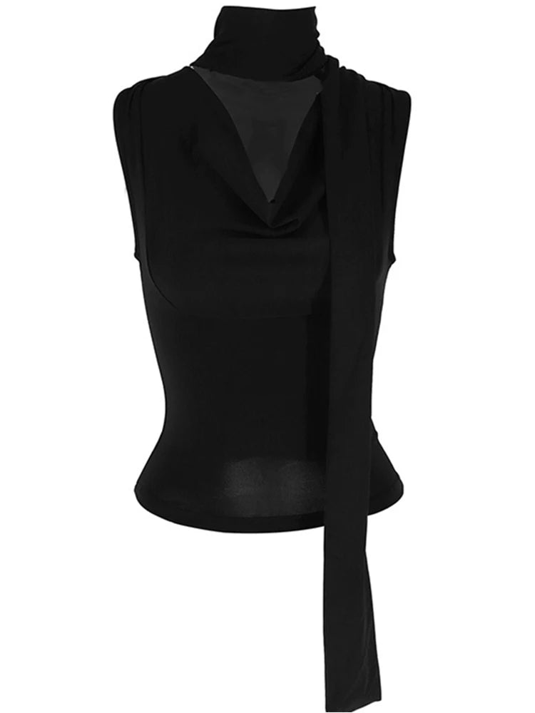BXOXO Solid Tank Summer New Women Sexy Sleeveless V-Neck Lady Top Fashion Bandage Streetwear Casual Slim Tank Elegant Knitted Clothing