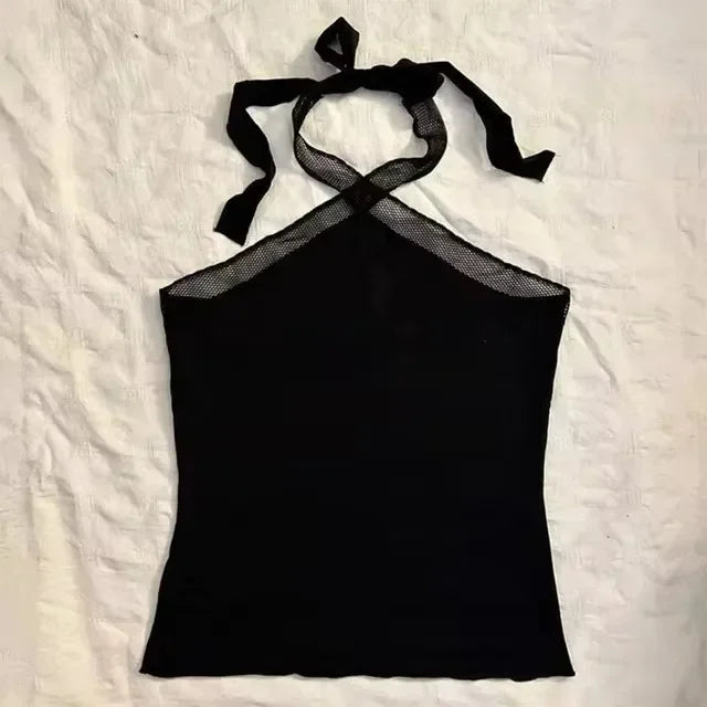 BXOXO Fashion Sexy Euramerican Moda Streetwear Tank Tops American Punk Harajuku Constrast Color Print Sling Sexy Y2k Aesthetic Clothes