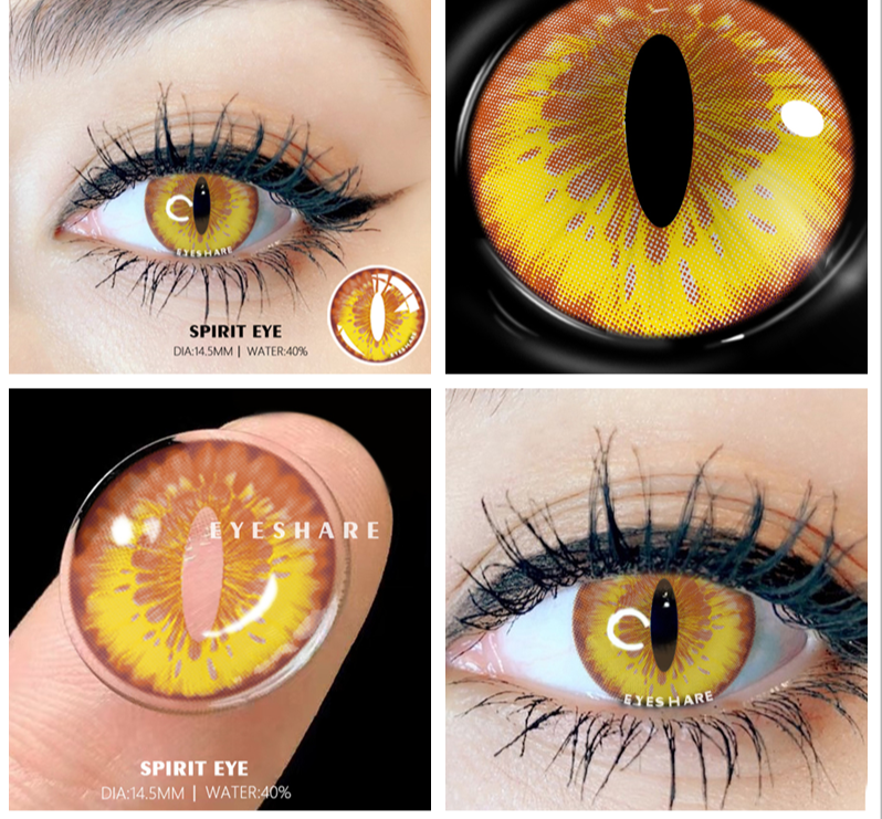 BXOXO 2pcs Colored Contact Lenses For Eyes Cosplay Colored Lenses Blue Contact Lens Yearly Beautiful Pupil Eyes Contact Lens