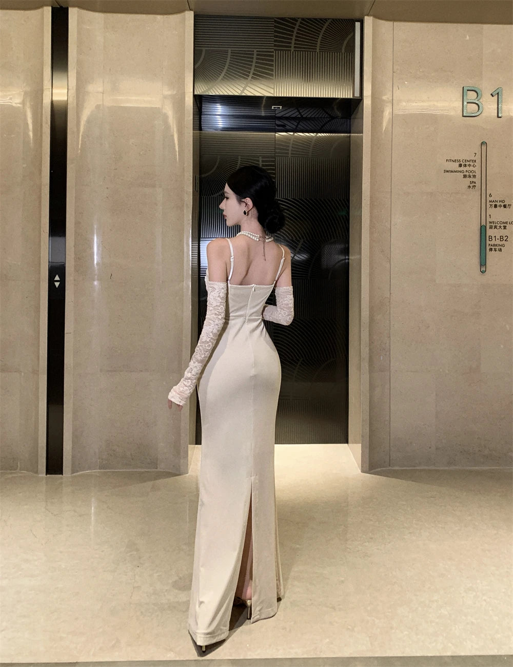 Bxoxo Sexy Women Bodycon Casual Solid Slim Long Dress Spaghetti Strap Vintage Elegant Party Prom Dresses Female Clothes Robe Vestidos