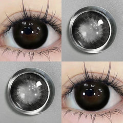BXOXO Color Contact Lenses For Eyes Gray Prescription Lenses Contact Lenses with Diopters Colored Eye Lenses Beauty Pupils