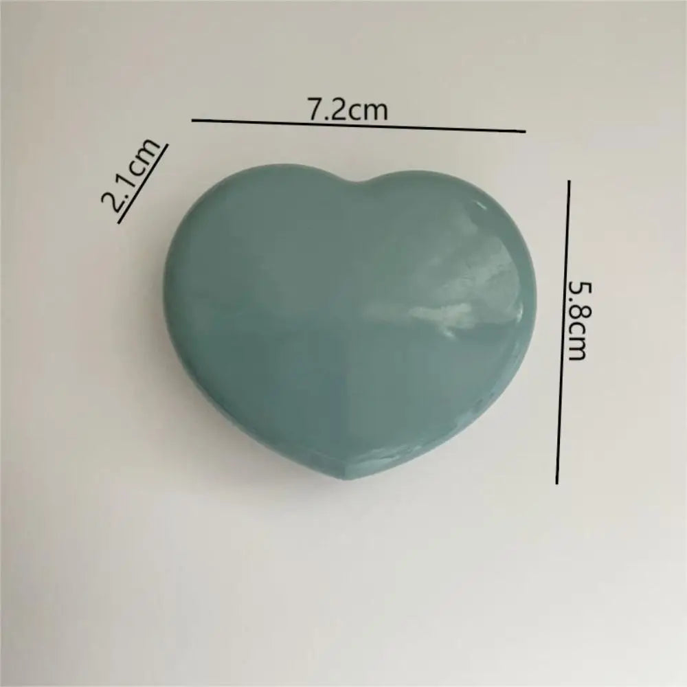 BXOXO Portable Contact Lenses Box Travel Heart With Mirror Tweezer Storage Care Holder Mini Eyes Tool Kit Contact Lens