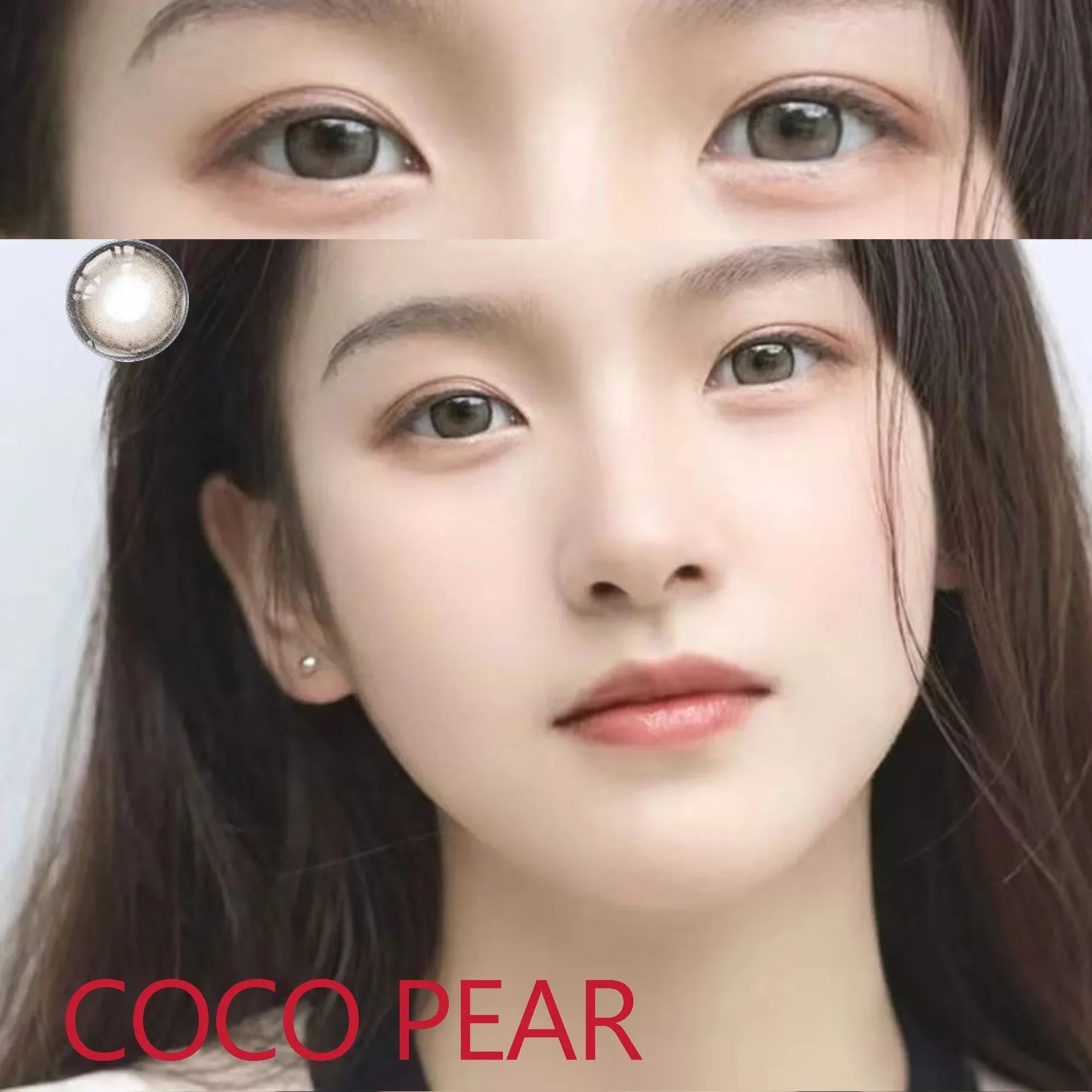 BXOXO Coslens 14.20mm Soft Contact Lenses with Power Women Men Fashion Eyewear lentes de contacto Coco Pearl