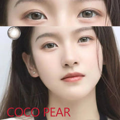BXOXO Coslens 14.20mm Soft Contact Lenses with Power Women Men Fashion Eyewear lentes de contacto Coco Pearl