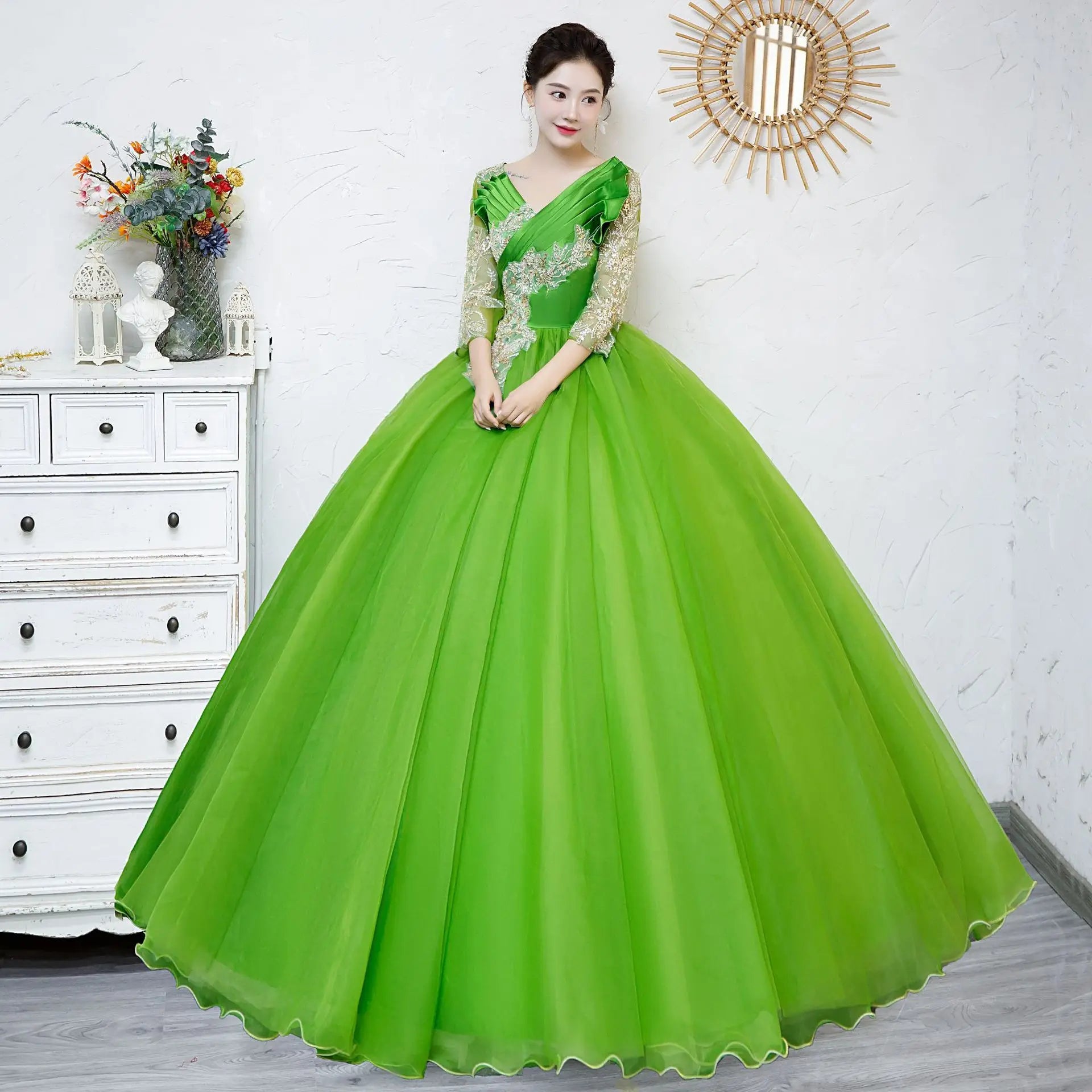 BXOXO Amazing Ready-to-wear Dresses  Prom Dress Long length Gown Extra Fluffy Formal Party Dresses for Photo Shoot Event Gala Gowns