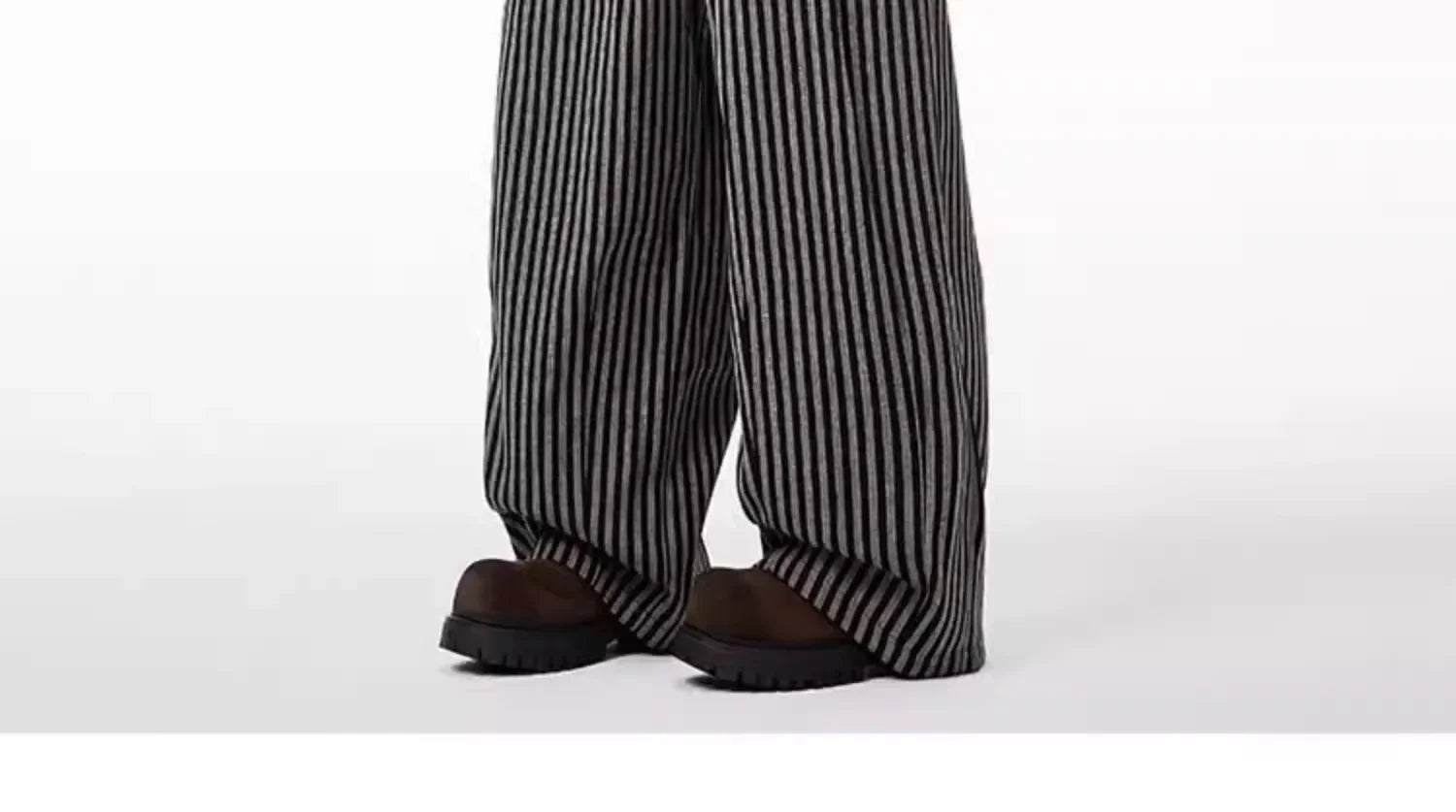 Bxoxo Women's Black Gothic Striped Long Pants Baggy Sweatpants Harajuku Y2k Emo Vintage Oversize Trousers Japanese 2000s Style Clothes