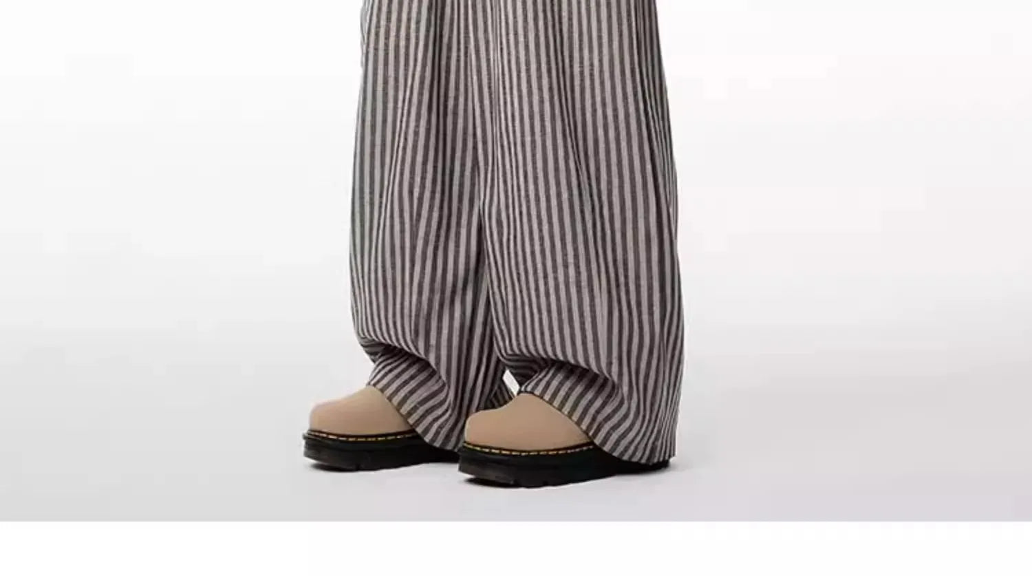Bxoxo Women's Black Gothic Striped Long Pants Baggy Sweatpants Harajuku Y2k Emo Vintage Oversize Trousers Japanese 2000s Style Clothes