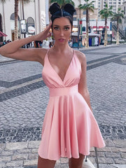 BXOXO Satin Sexy Backless Sleeveless Party Night Club Wrap Mini Dresses Spaghetti Straps Elegant Dress Solid Vestidos