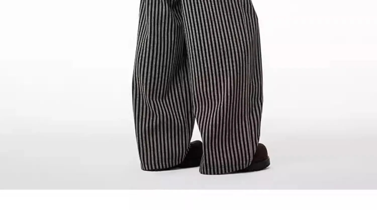 Bxoxo Women's Black Gothic Striped Long Pants Baggy Sweatpants Harajuku Y2k Emo Vintage Oversize Trousers Japanese 2000s Style Clothes