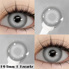 BXOXO New Fashion Color Contact Lenses for Eyes Anime Blue Eyes Contacts Lense Colorful Makeup Eyes Lenses Yearly 2pcs/pair
