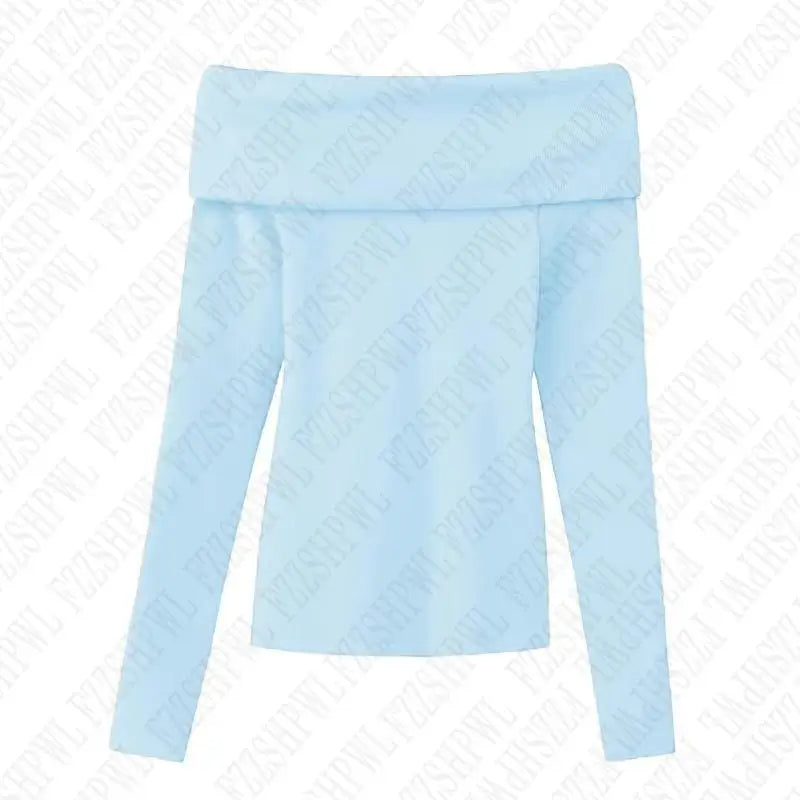 Bxoxo Sexy Punk Y2k Long sleeve Crop Top One shoulder Harajuku Grunge Goth Pullover Streetwear Hip Hop Baby Tee Retro Fashion Top EMO