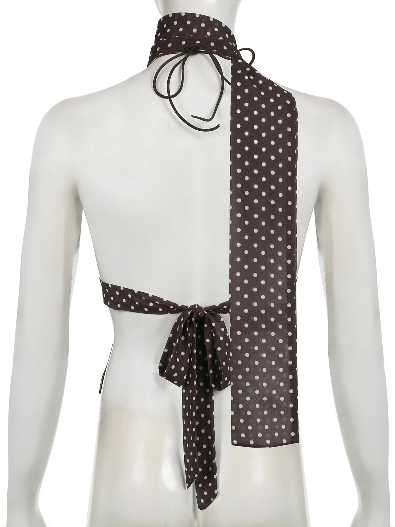 Bxoxo Rockmore Summer Camisole Slim Vest Sexy Women Sleeveless V-Neck Ribbon Tank Top Female Solid Polka Dots Tops Y2k Coquette