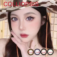 BXOXO Coslens Super Big 14.50mm  Contacts Lenses with Power for Eye Colors Anime Eyewear Accessories lentes de contacto Colliopsis