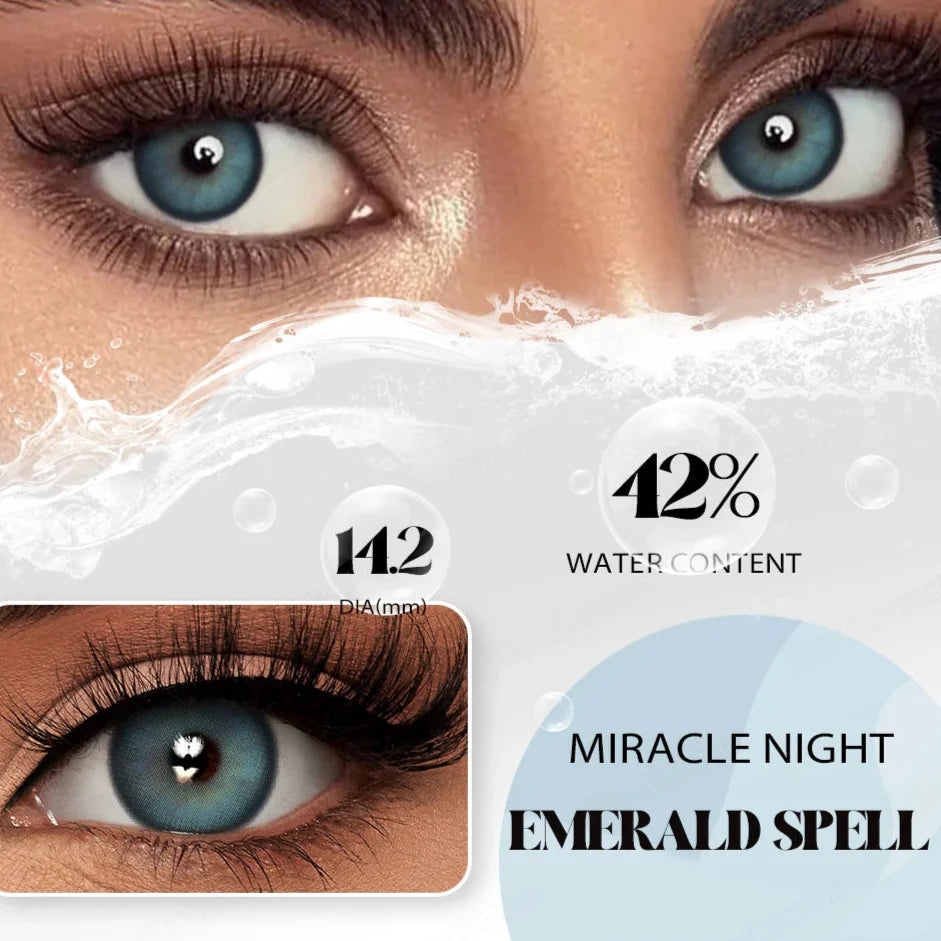 BXOXO Color Contact Lenses with Myopia 0--6.00 Colored Pupils for Natural Effect Eyes Fashion Women Lenses