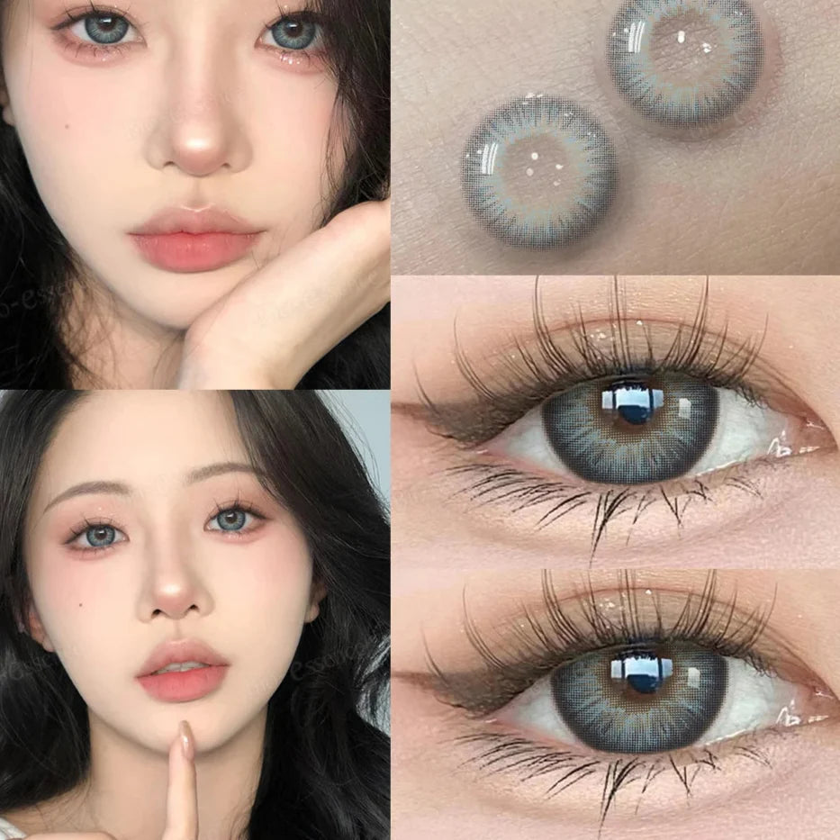BXOXO 1 Pair Color Contact Lenses for Eyes Anime Makeup Accessories Comic Tears Cosplay Lense Blue Lenses Green Eye Lenses