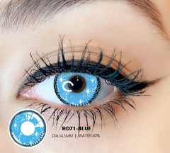 BXOXO Blue Color Contact Lenses for Eyes Cosplay Yearly Makeup Halloween Beauty Color Contact Lenses Free Shipping