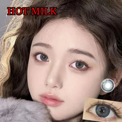 BXOXO Coslens Dolly 14.50mm Eyewear Glasses Women Men Soft Contacts Lenses  линзы для глаз цветные Hot Milk