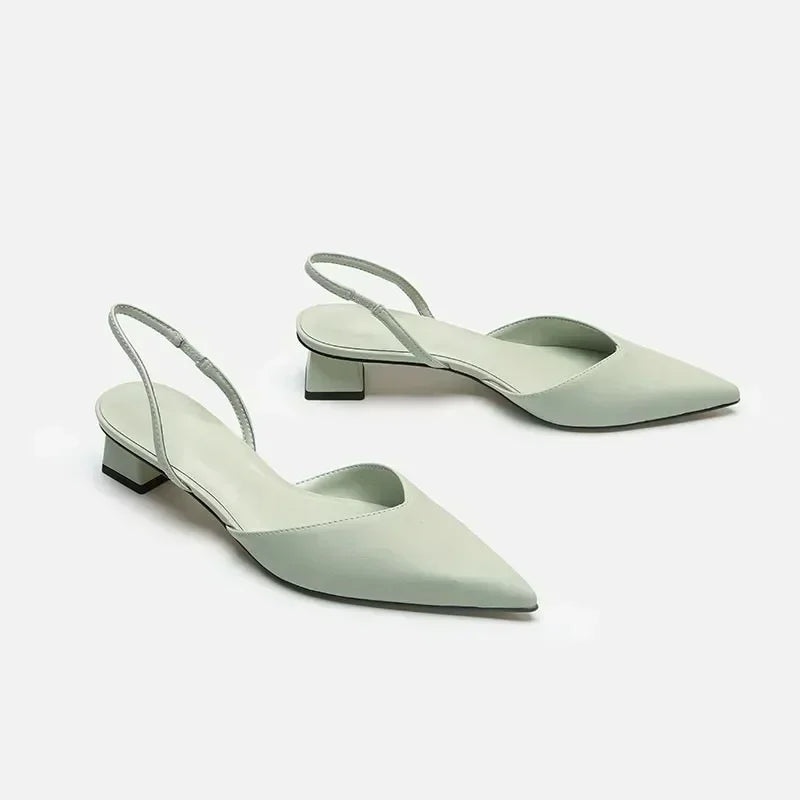 BXOXO New Fashion Summer Women Pumps Woman Buckle Beige Single Shoes Square Heels Comfortable Dress Party Shoes