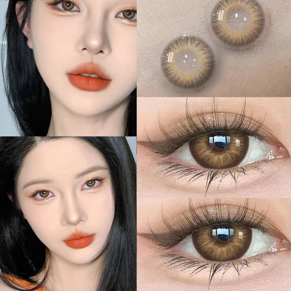 BXOXO 1 Pair Color Contact Lenses for Eyes Anime Makeup Accessories Comic Tears Cosplay Lense Blue Lenses Green Eye Lenses