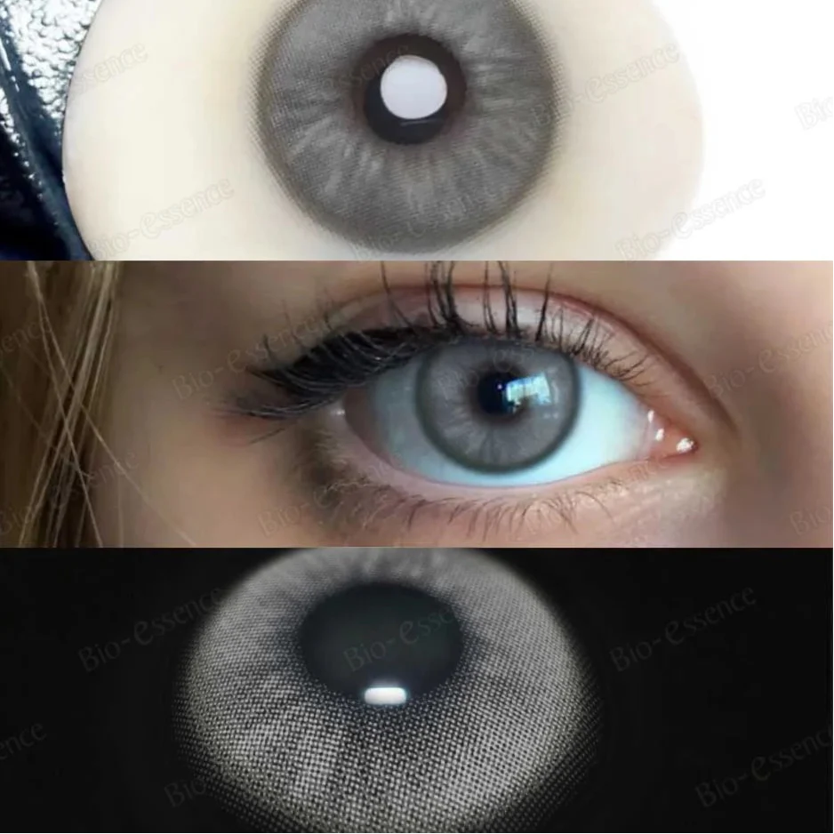 BXOXO 1 Pair Colorcon Korean Lenses Colored Contact Lenses for Eyes Green Eye Lenses Fashion Lenses Brown Contact