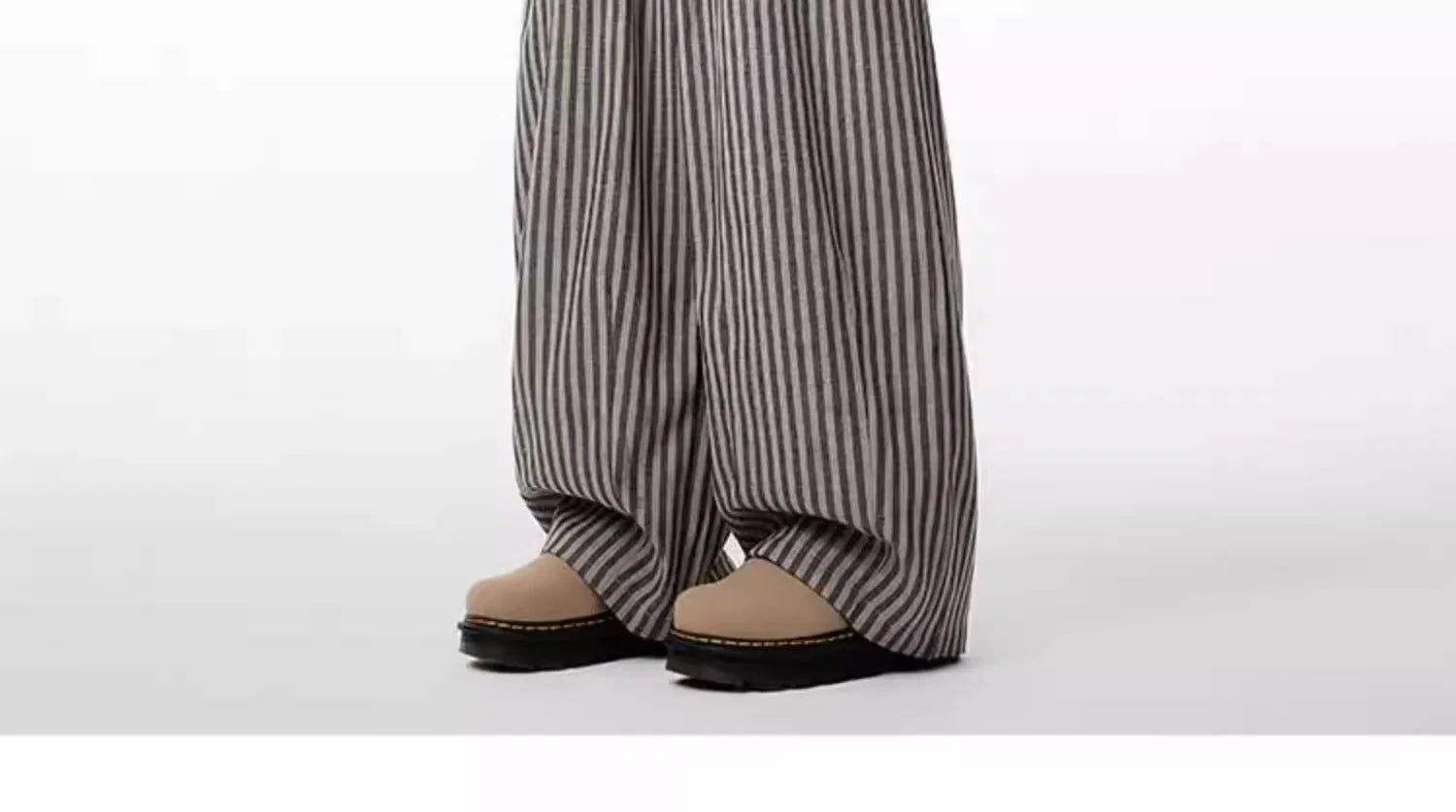 Bxoxo Women's Black Gothic Striped Long Pants Baggy Sweatpants Harajuku Y2k Emo Vintage Oversize Trousers Japanese 2000s Style Clothes