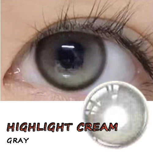 BXOXO Coslens Dolly 14.50mm Eyewear Glasses Women Men Soft Contacts Lenses  линзы для глаз цветные Hot Milk
