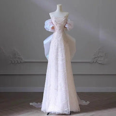 BXOXO High End Heavy Industry Light Wedding Dress, One Shoulder Bridal Temperament, Light Luxury, Niche Fish Tail Engagement Dress,
