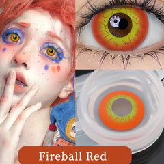 BXOXO 1 Pair Hot sales Color Contact Lenses with Diopter Myopia Eyes Cosplay Contacts Lens  Halloween Contact Lenses Makeup