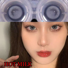 BXOXO Coslens Dolly 14.50mm Eyewear Glasses Women Men Soft Contacts Lenses  линзы для глаз цветные Hot Milk