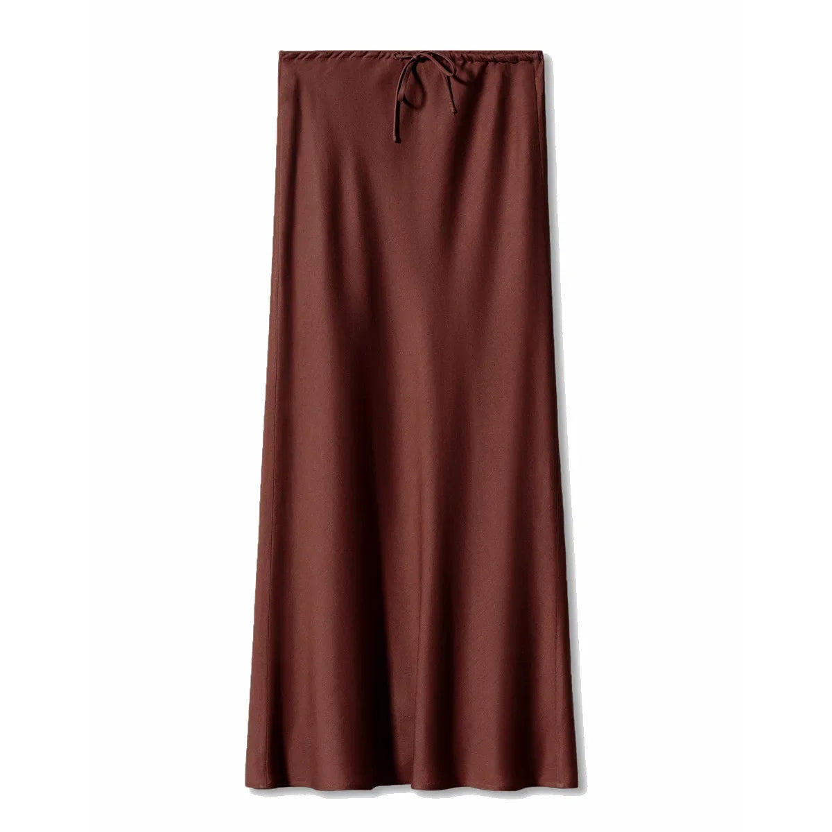 Bxoxo Grey High Waist Skirts for Women Fashion Temperament Elegant Black Satin Skirt Classics Versatile Slim Long Skirt Summer New