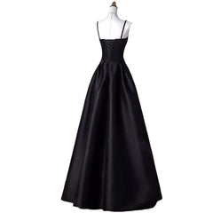 BXOXO New And Simple Evening Dress For Women Stain Spaghetti Strap V-neck Elegant Sexy Prom Dress For Banquet Vestidos