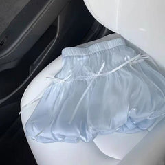 Bxoxo Fairycore Sweet Mini Skirt Women Pink Y2k Coquette Elegant Bow Short Skirts Kawaii Lace Patchwork Puffy Ruffle Skirts