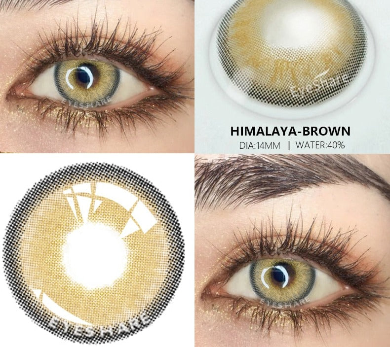 BXOXO Color Lens Eyes 2pcs Natural Color Contact Lenses For Eyes Yearly Beauty Contact Lenses Eye Cosmetic blue Color Lens