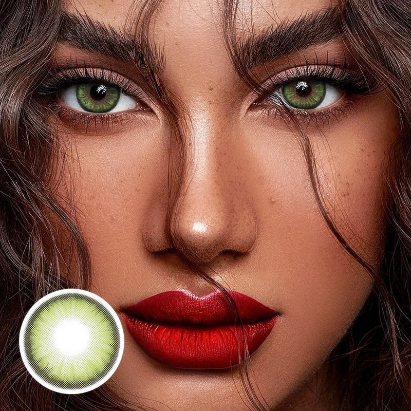 BXOXO 1 Pair Colored Contact Lenses Natural Look Brown Eye Lenses Gray Contact Blue Lenses Fast Delivery Green Eye Lenses