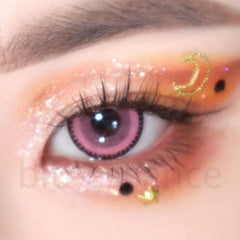 BXOXO 1 Pair Colorcon Korean Colored Contact Lenses with Degree Myopia Lenses Anime Accessories Pink Lenses Cosplay Lenses