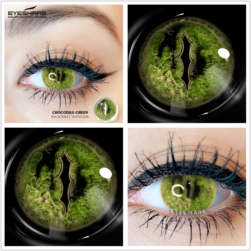 BXOXO Color Contact Lenses For Eyes Anime Cosplay Colored Lenses Blue Purple Multicolored Lenses Contact Lens Beauty Makeup