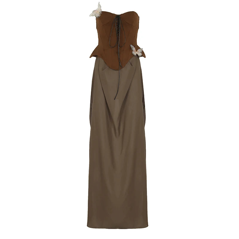 BXOXO Fashion Holiday Style Removable Mesh Sheer Skirts Skinny Straps Dresses Design Retro New Women Dresses