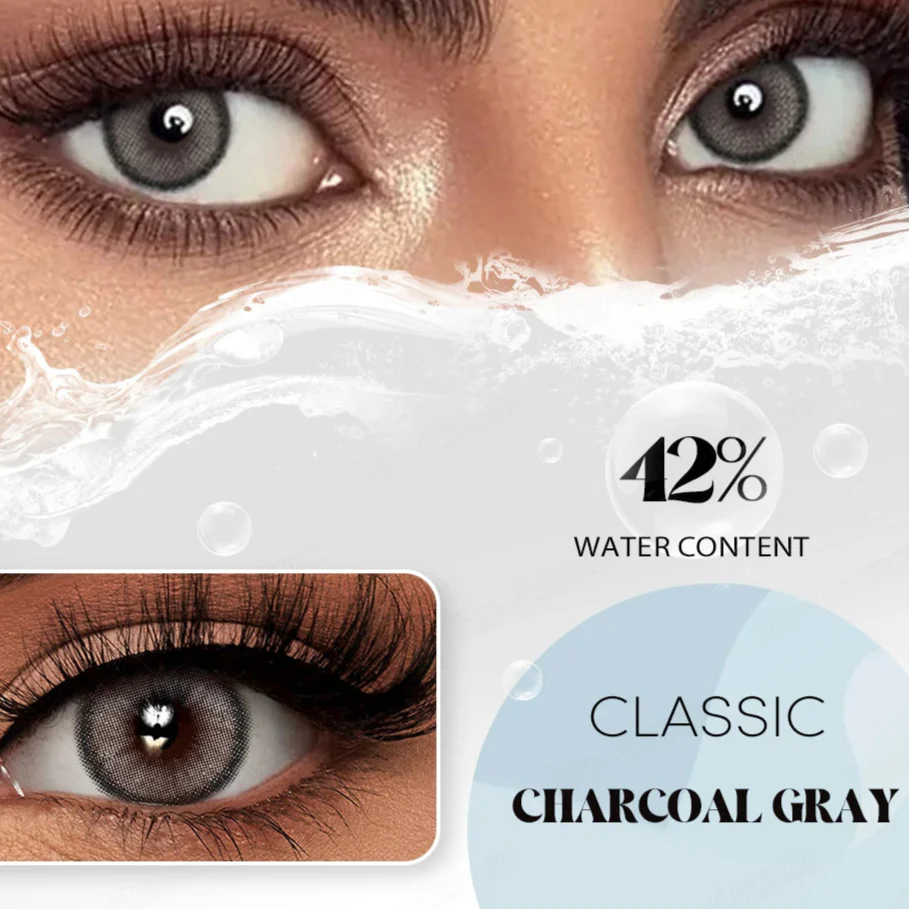 BXOXO Color Contact Lenses with Myopia 0--6.00 Colored Pupils for Natural Effect Eyes Fashion Women Lenses