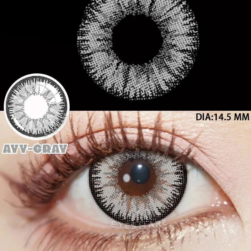BXOXO 1 Pair Color Contact Lenses for Eyes Cosplay Red Color Lens Anime Purple Lenses Korean Lenses Big Eye Lens Blue Lenses