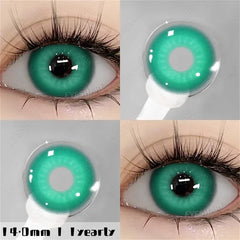 BXOXO New Fashion Color Contact Lenses for Eyes Anime Blue Eyes Contacts Lense Colorful Makeup Eyes Lenses Yearly 2pcs/pair