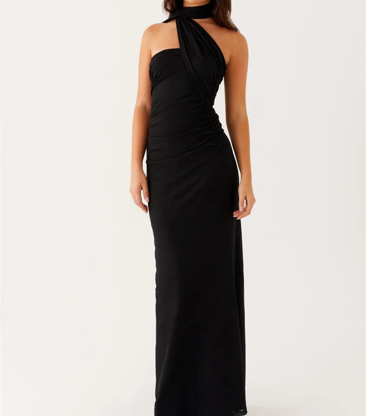BXOXO Women Floral Strapless Dress Sexy Backless Bodycon Maxi Long Dress Y2K Sleeveless Mesh Tube Dress Summer Beachwear