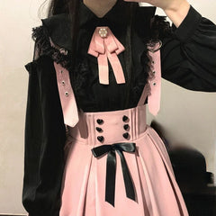 BXOXO Japanese Kawaii Girl Sweet Cute Lolita Hollow Out Shirt Autumn Y2k Aesthetic Lace All Match Blouse Top Women New JK Loose Blusas