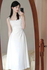 BXOXO Sexy A Line Square Neckline White Holiday Dresses Night Dress Birthday Outfits HOT1219