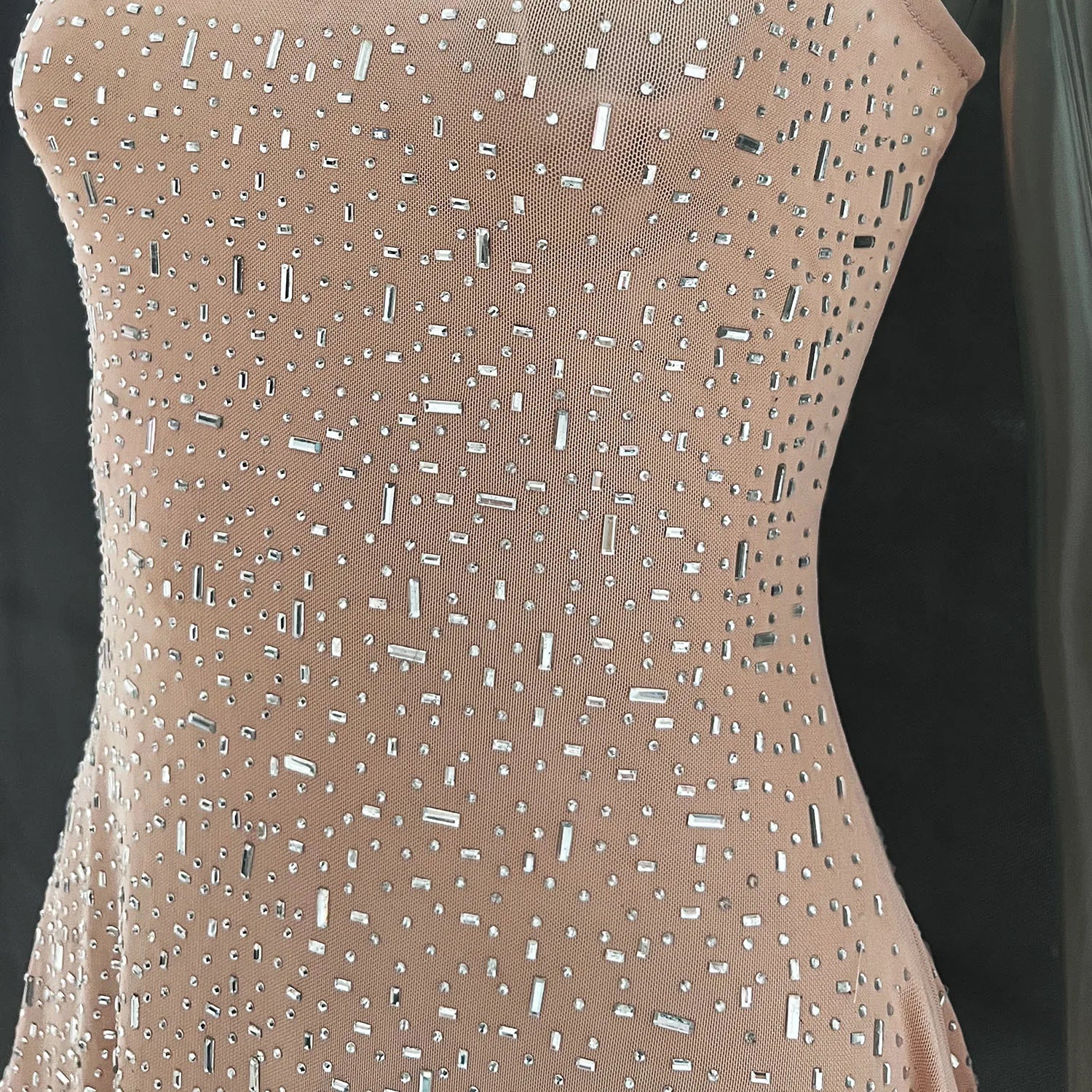 Bxoxo Elegant Sequin Female Maxi Dress Fashion Glitter High Waist Bodycon Sexy Diamond Backless Birthday Evening Outfits