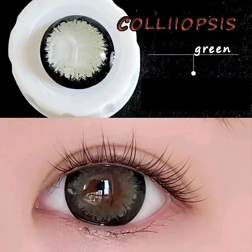 BXOXO Coslens Super Big 14.50mm  Contacts Lenses with Power for Eye Colors Anime Eyewear Accessories lentes de contacto Colliopsis