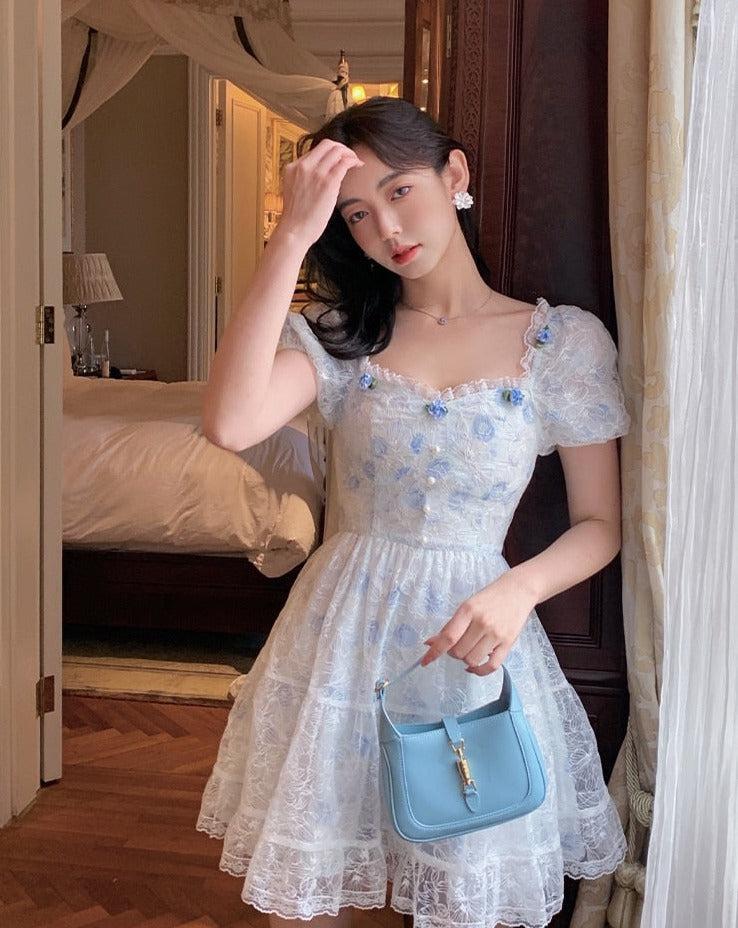 BXOXO - Sweet Floral Lace Dress