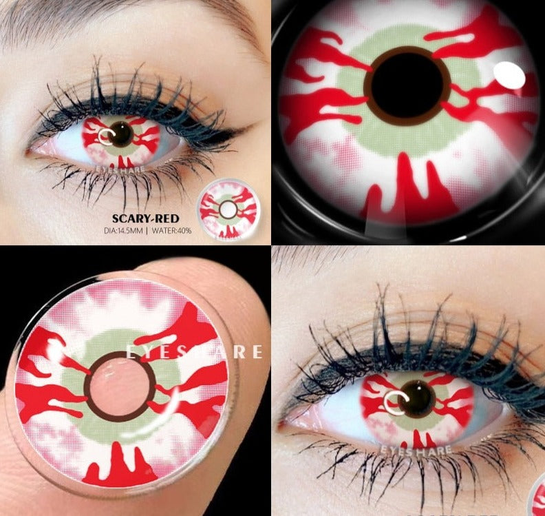 BXOXO 2pcs Colored Contact Lenses For Eyes Cosplay Colored Lenses Blue Contact Lens Yearly Beautiful Pupil Eyes Contact Lens