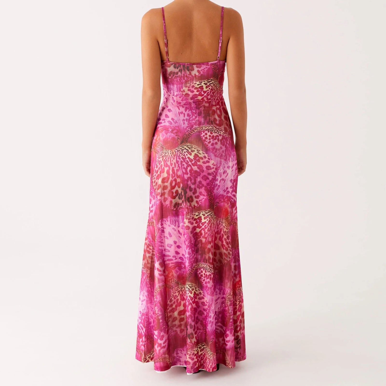 BXOXO Women Floral Tube Maxi Dress with Scarf Sexy Strapless Backless Bodycon Long Dress Summer Mesh Cocktail Sundress